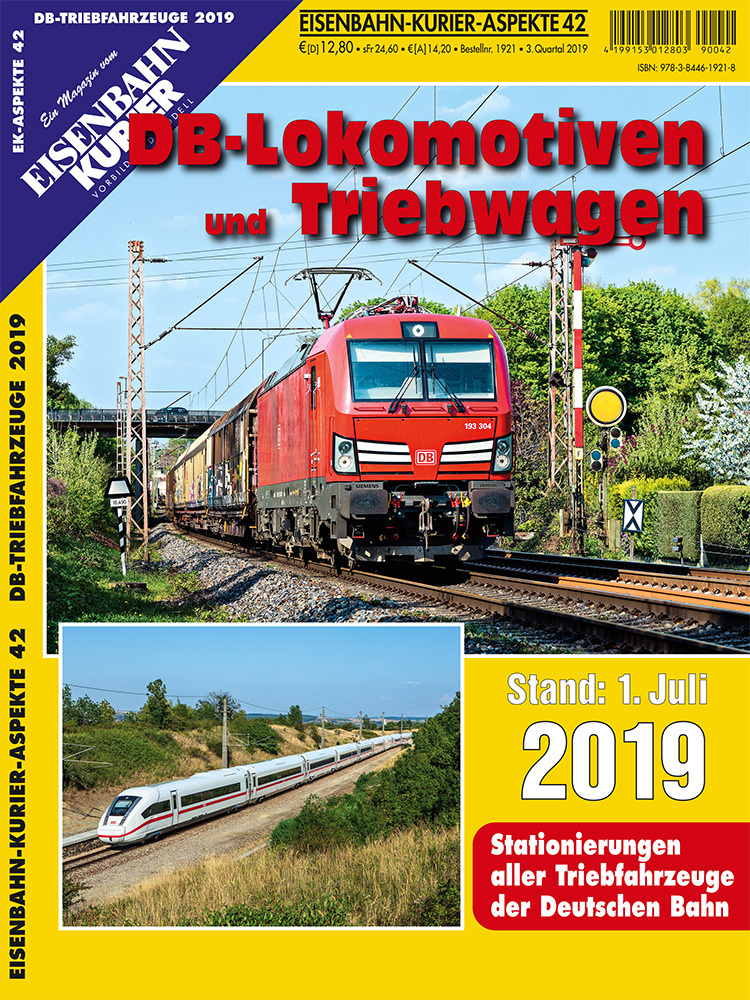 Cover: 9783844619218 | DB-Lokomotiven und Triebwagen - Stand 1. Juli 2019 | Broschüre | 2019