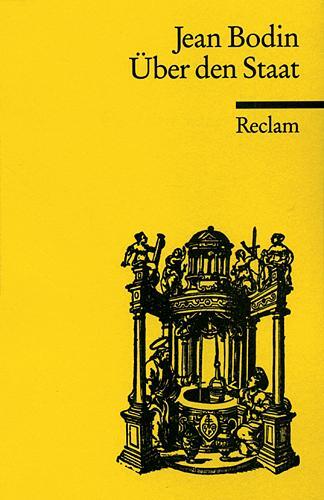 Cover: 9783150098127 | Über den Staat | Jean Bodin | Taschenbuch | Deutsch | 1986