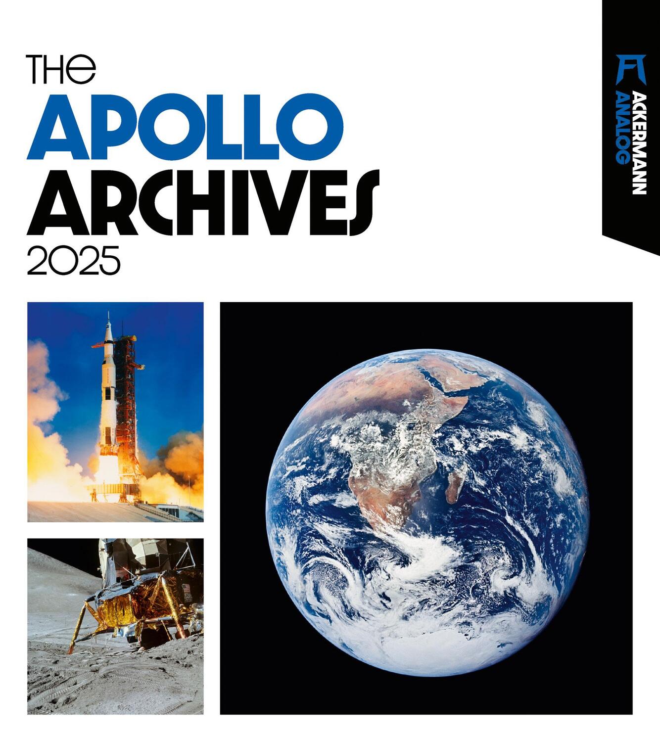 Cover: 9783838425085 | The Apollo Archives Kalender 2025 | Ackermann Kunstverlag | Kalender