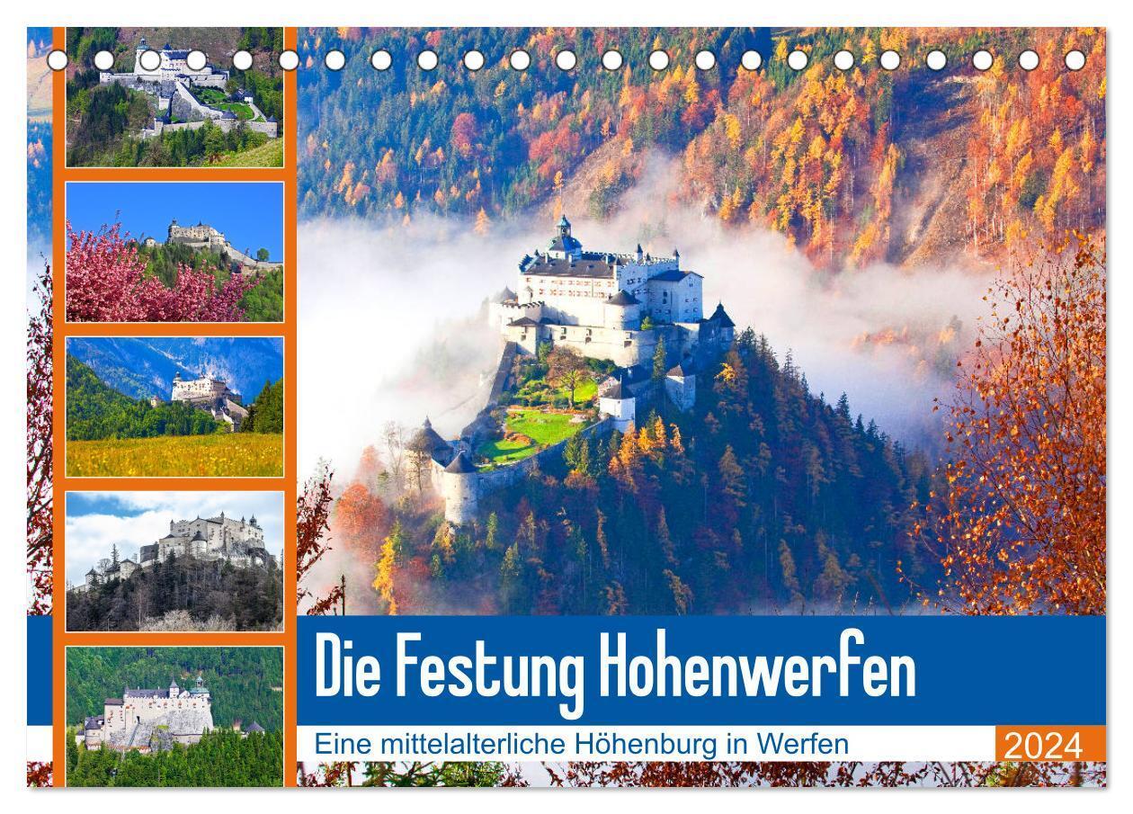Cover: 9783675749702 | Die Festung Hohenwerfen (Tischkalender 2024 DIN A5 quer), CALVENDO...