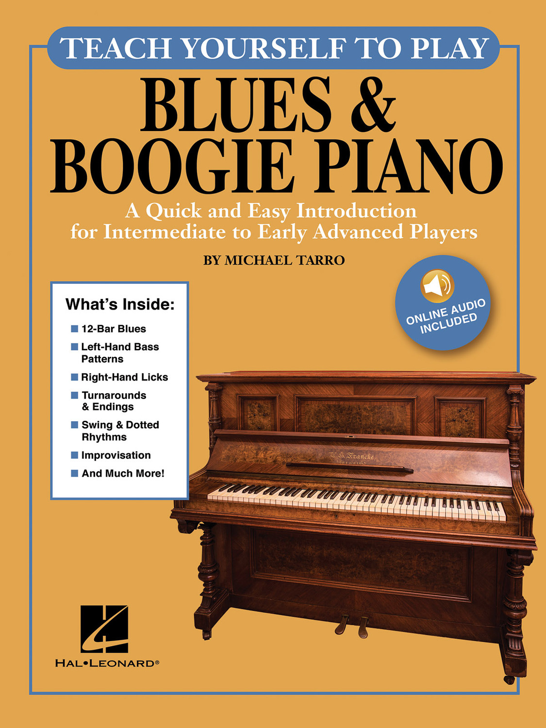 Cover: 888680710347 | Teach Yourself to Play Blues & Boogie Piano | Piano Instruction