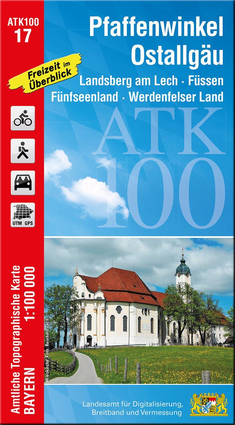 Cover: 9783899337037 | Pfaffenwinkel, Ostallgäu 1 : 100 000 | Taschenbuch | Deutsch | 2019