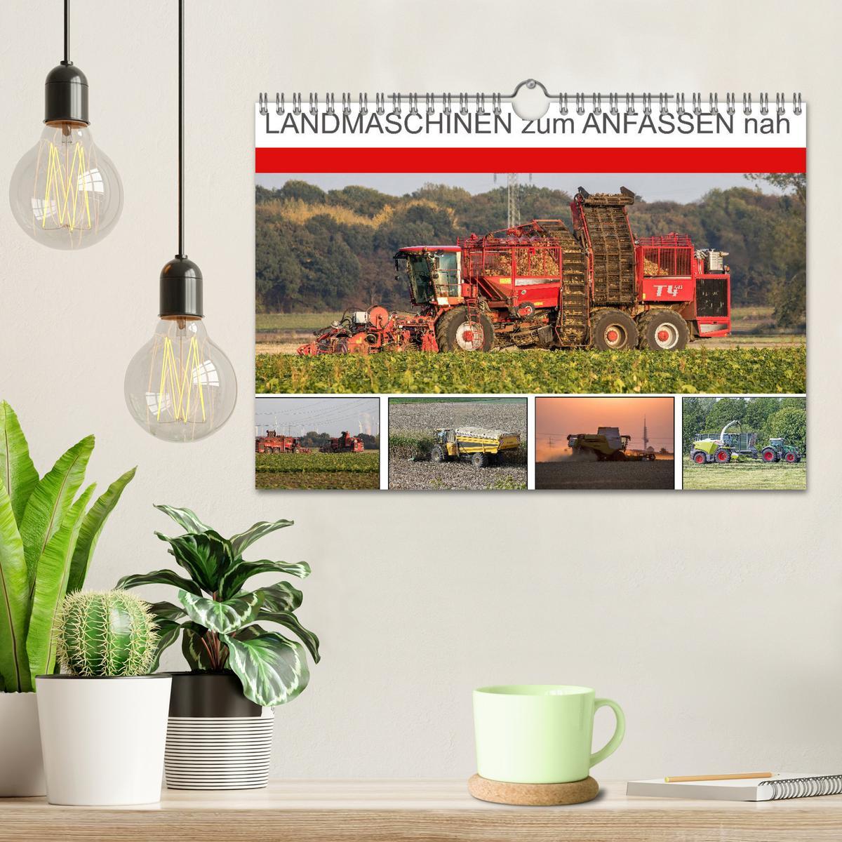 Bild: 9783435592074 | Landmaschinen zum Anfassen nah (Wandkalender 2025 DIN A4 quer),...