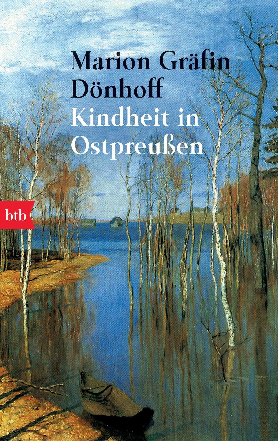 Cover: 9783442722655 | Kindheit in Ostpreußen | Marion Gräfin Dönhoff | Taschenbuch | btb
