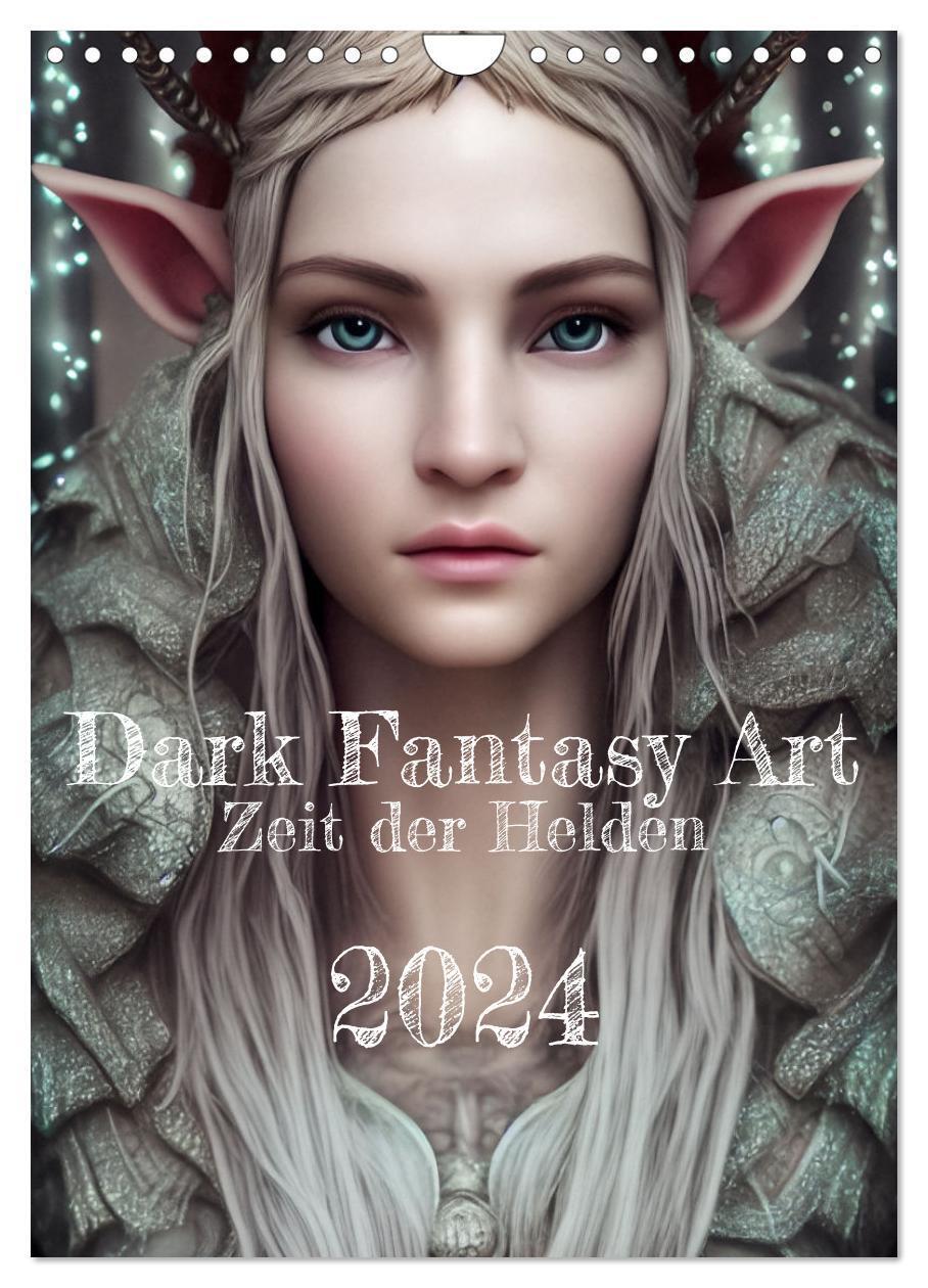 Cover: 9783675908598 | Dark Fantasy Art - Zeit der Helden (Wandkalender 2024 DIN A4 hoch),...