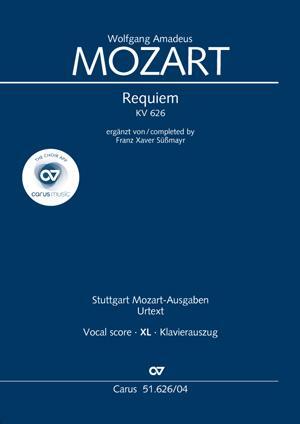 Cover: 9790007171445 | Requiem (Klavierauszug XL) | Süßmayr-Version KV 626, 1791 | Mozart