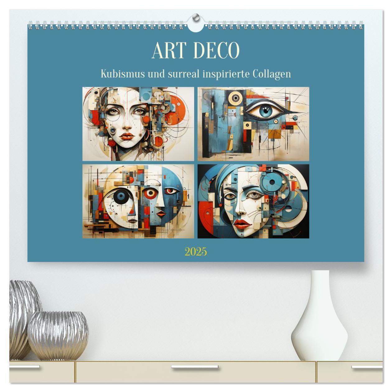 Cover: 9783383887604 | Art Deco. Kubismus und surreal inspirierte Collagen (hochwertiger...