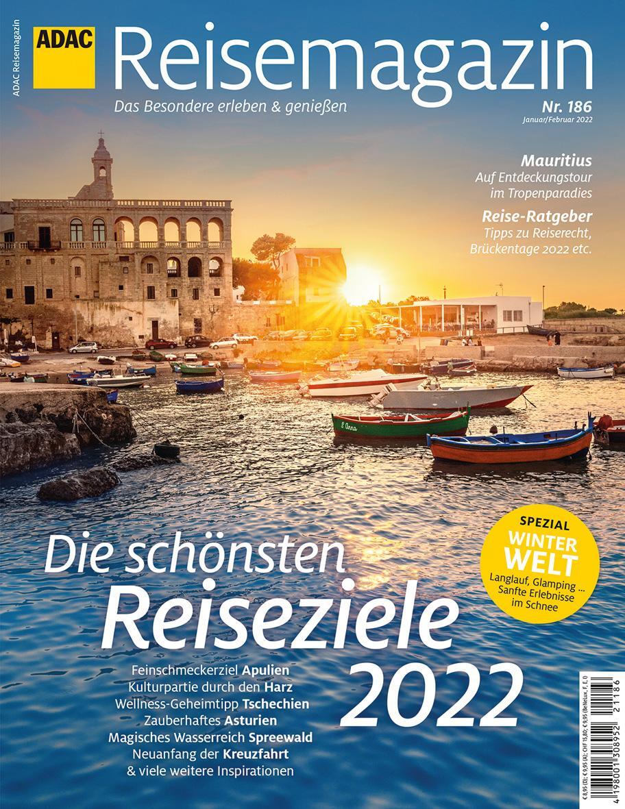 Cover: 9783834233219 | ADAC Reisemagazin 12/21 mit Titelthema Top Reisethemen 2022 | Buch
