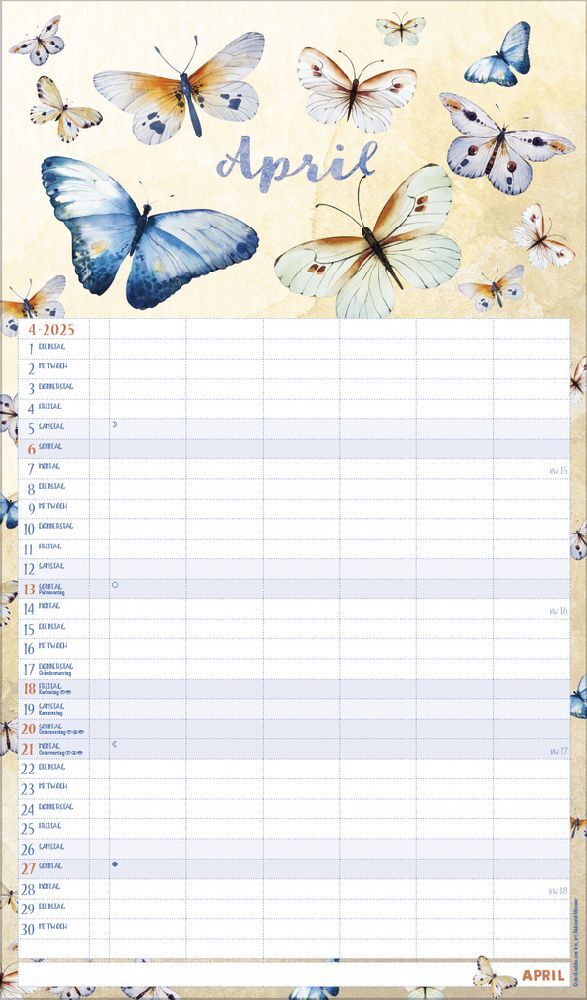 Bild: 9783731877127 | Familienplaner Aquarell 2025 | Korsch Verlag | Kalender | 14 S. | 2026