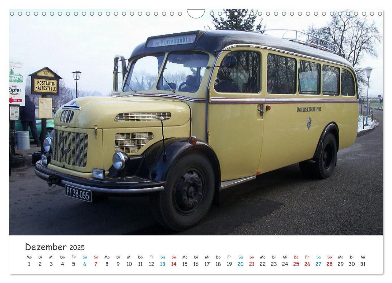 Bild: 9783435094479 | Omnibusse von heute und früher (Wandkalender 2025 DIN A3 quer),...