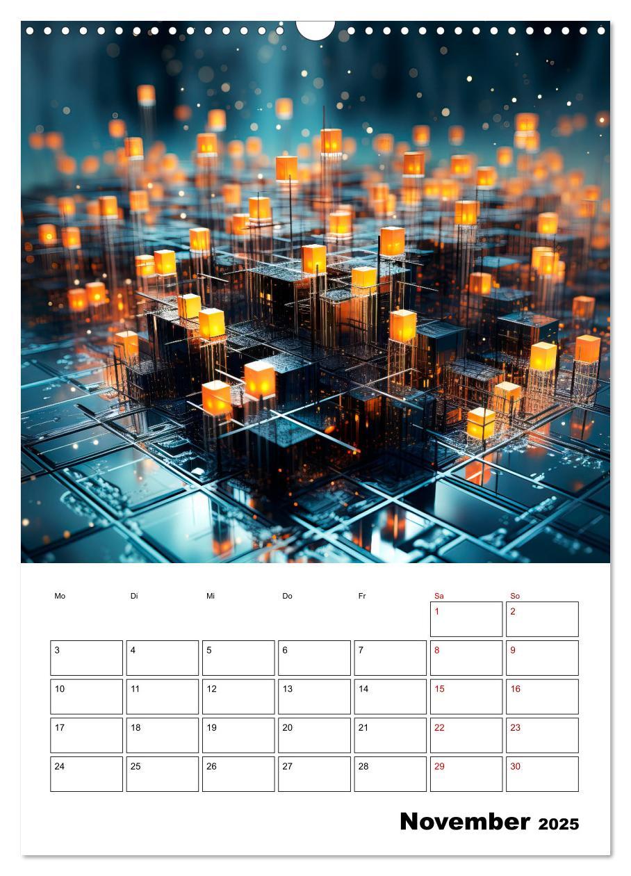 Bild: 9783435849789 | KÜNSTLICHE INTELLIGENZ Cooler Terminplaner (Wandkalender 2025 DIN...