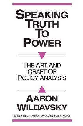 Cover: 9780887386978 | Speaking Truth to Power | Art and Craft of Policy Analysis | Laird