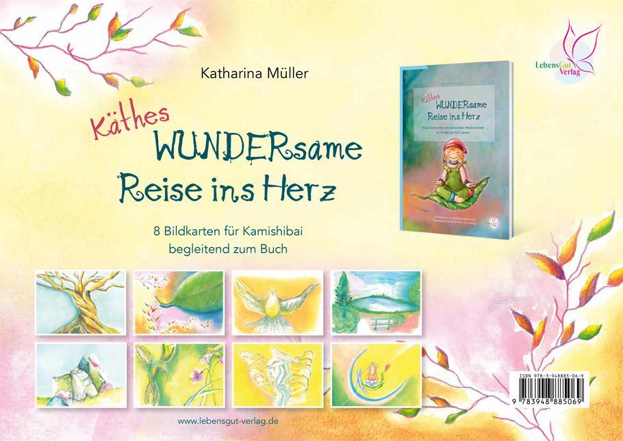 Cover: 9783948885069 | Käthes wundersame Reise ins Herz - Bildkartenset | Müller Katharina