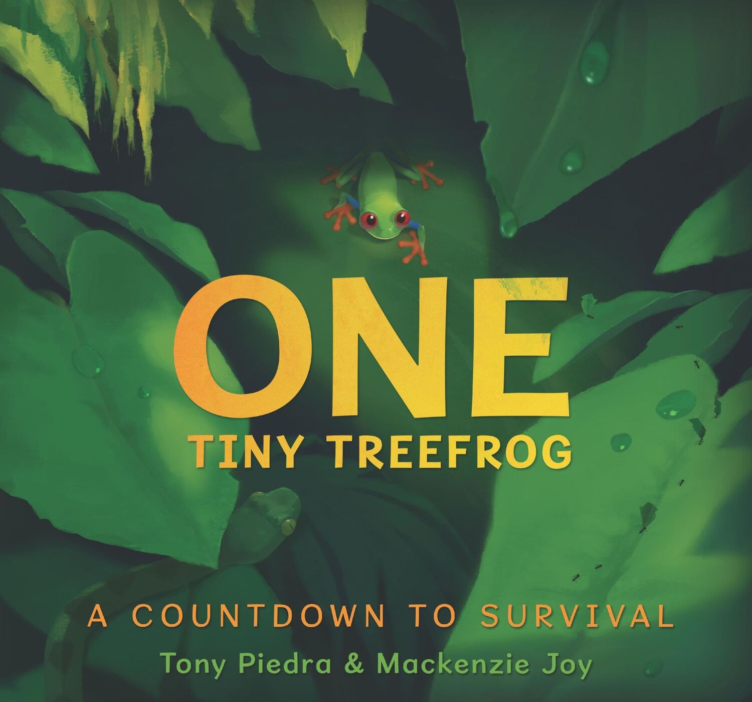 Cover: 9781529509694 | One Tiny Treefrog: A Countdown to Survival | Mackenzie Joy (u. a.)