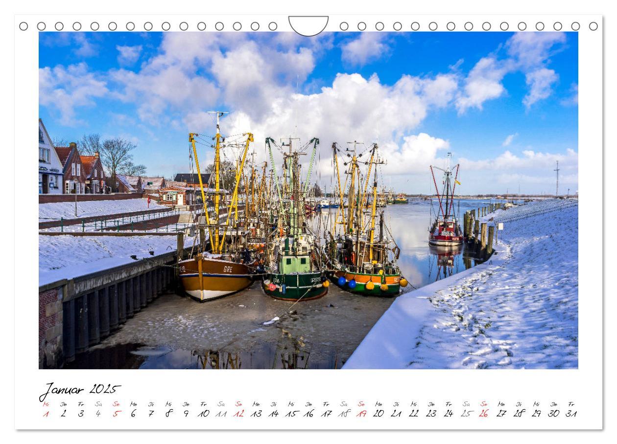 Bild: 9783435490721 | Fischerdorf Greetsiel (Wandkalender 2025 DIN A4 quer), CALVENDO...