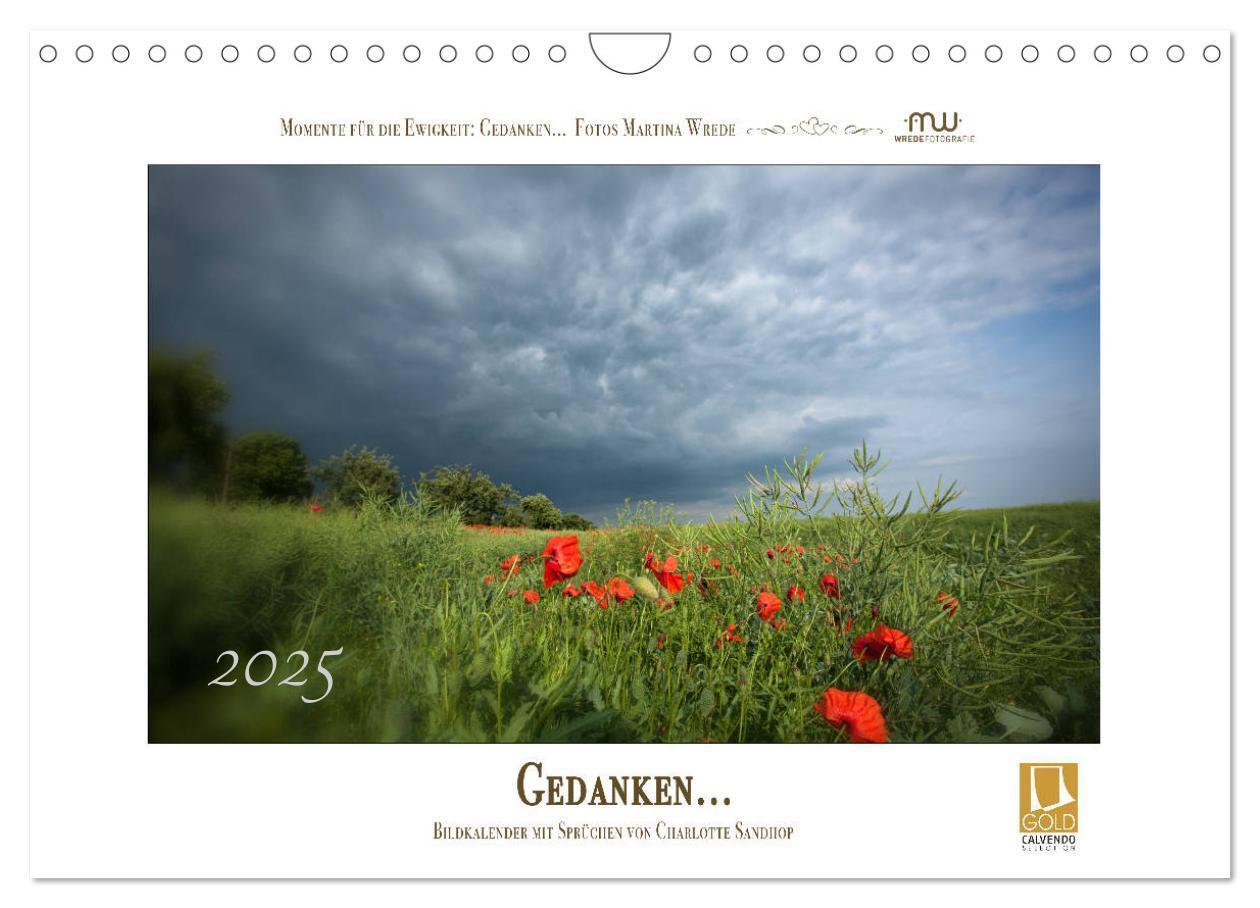 Cover: 9783435658527 | Gedanken... Bildkalender mit Sprüchen (Wandkalender 2025 DIN A4...