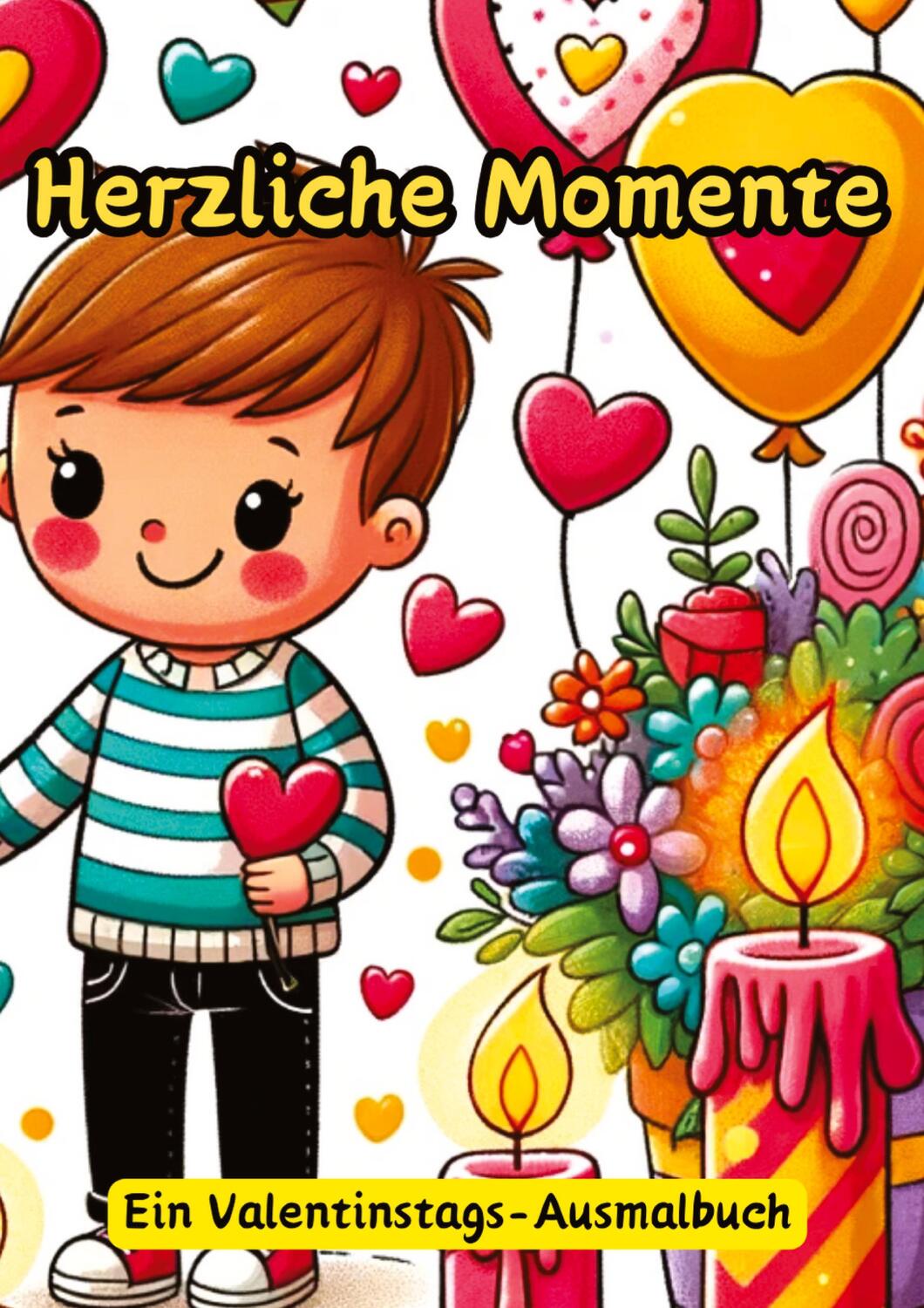 Cover: 9783384104700 | Herzliche Momente | Ein Valentinstags-Ausmalbuch | Christian Hagen