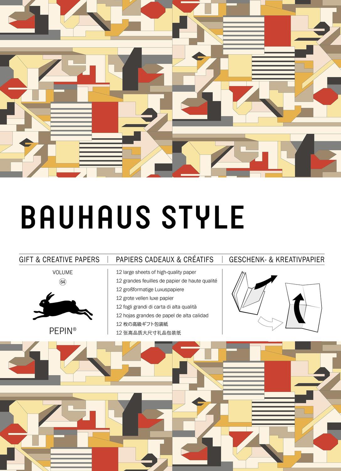 Cover: 9789460090769 | Bauhaus | Geschenk- und Kreativpapierbuch Vol 64 | Pepin van Roojen