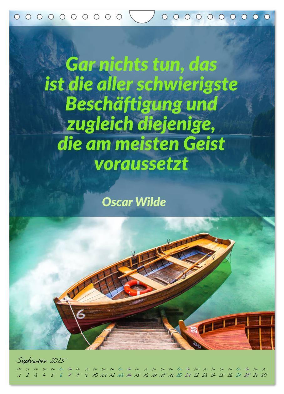 Bild: 9783435942039 | Aktiviere deine Gelassenheit Weisheiten und Zitate (Wandkalender...