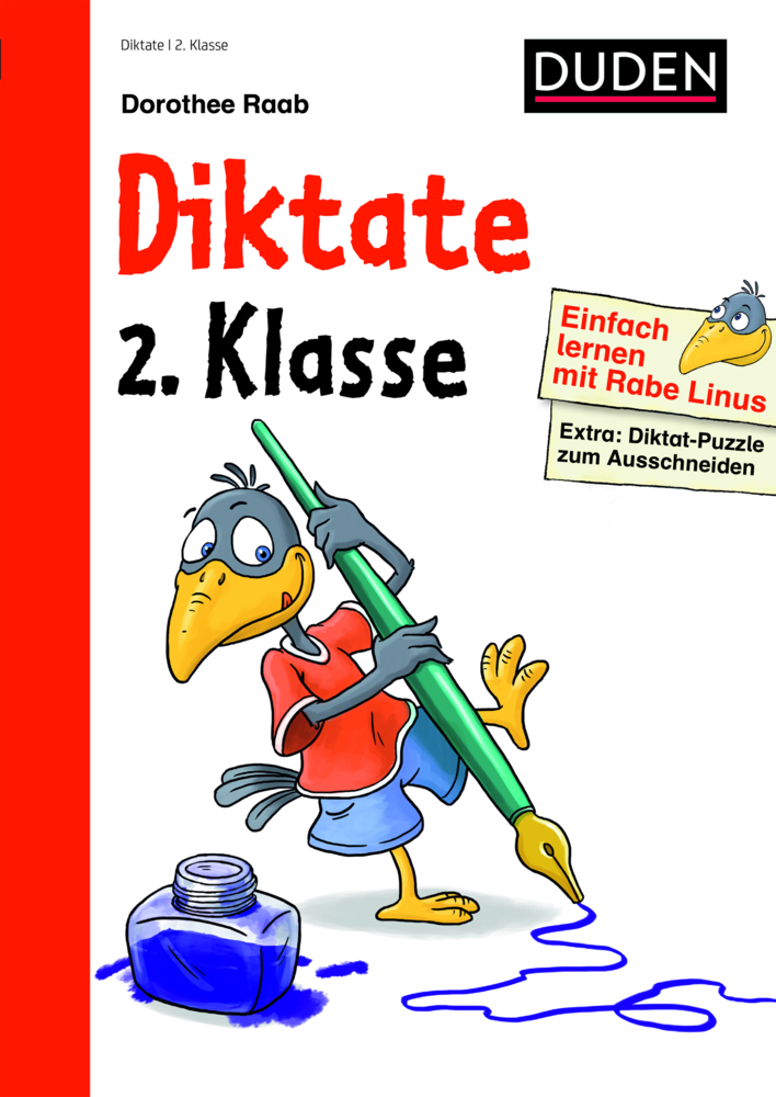 Cover: 9783411871841 | Diktate, 2. Klasse | Extra: Diktat-Puzzle zum Ausschneiden | Raab