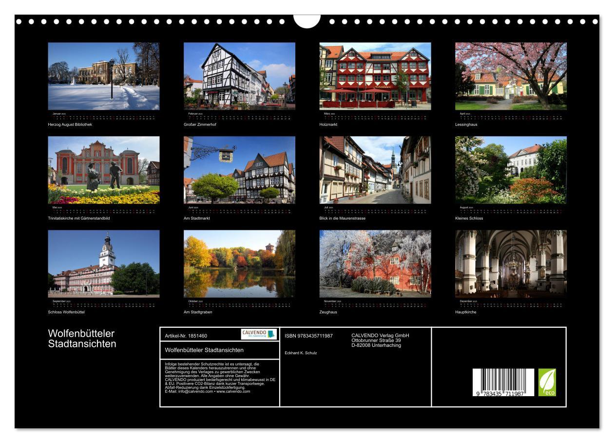 Bild: 9783435711987 | Wolfenbütteler Stadtansichten (Wandkalender 2025 DIN A3 quer),...