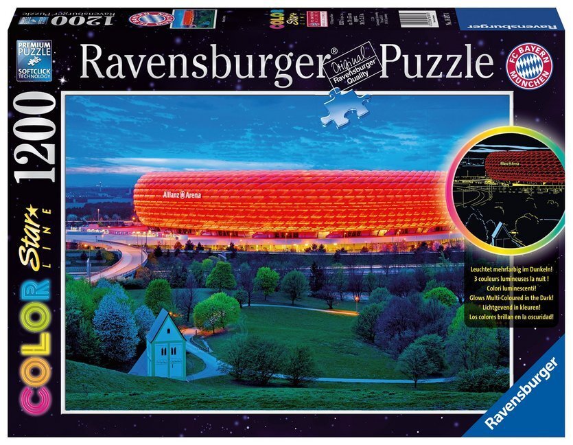 Cover: 4005556161874 | Allianz Arena (Leuchtpuzzle) | Spiel | In Spielebox | 16187 | Deutsch