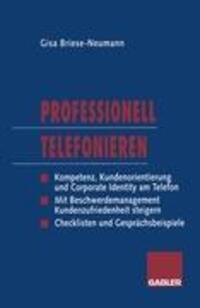 Cover: 9783409199834 | Professionell Telefonieren | Gisa Briese-Neumann | Taschenbuch