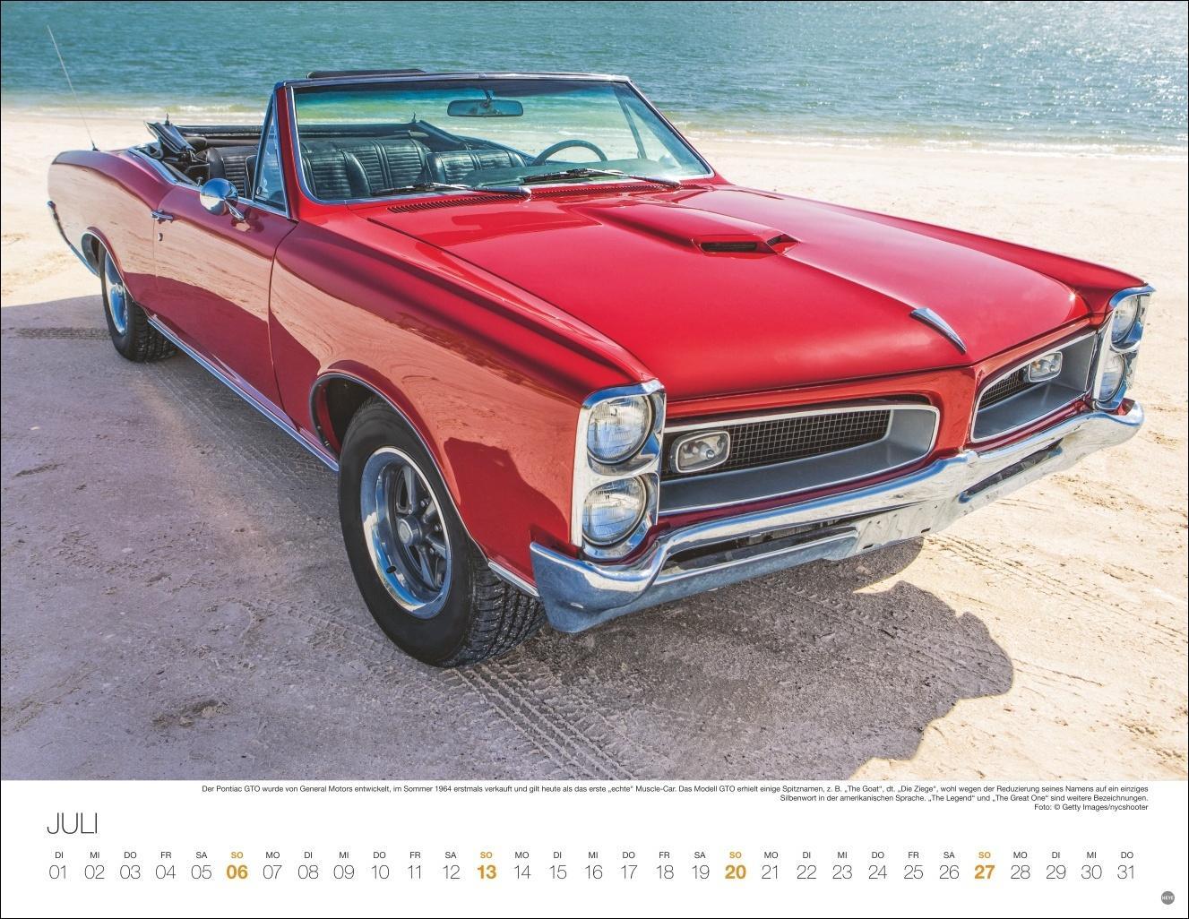 Bild: 9783756405169 | Legendäre Autos Posterkalender 2025 | Heye | Kalender | Spiralbindung