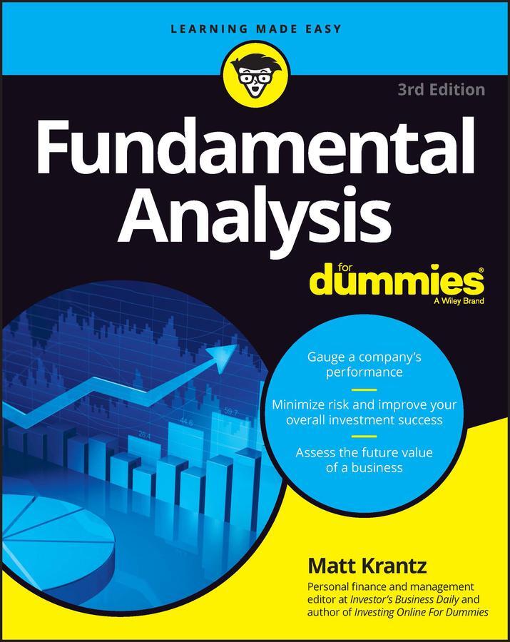 Cover: 9781394159697 | Fundamental Analysis For Dummies | Matthew Krantz | Taschenbuch | 2023