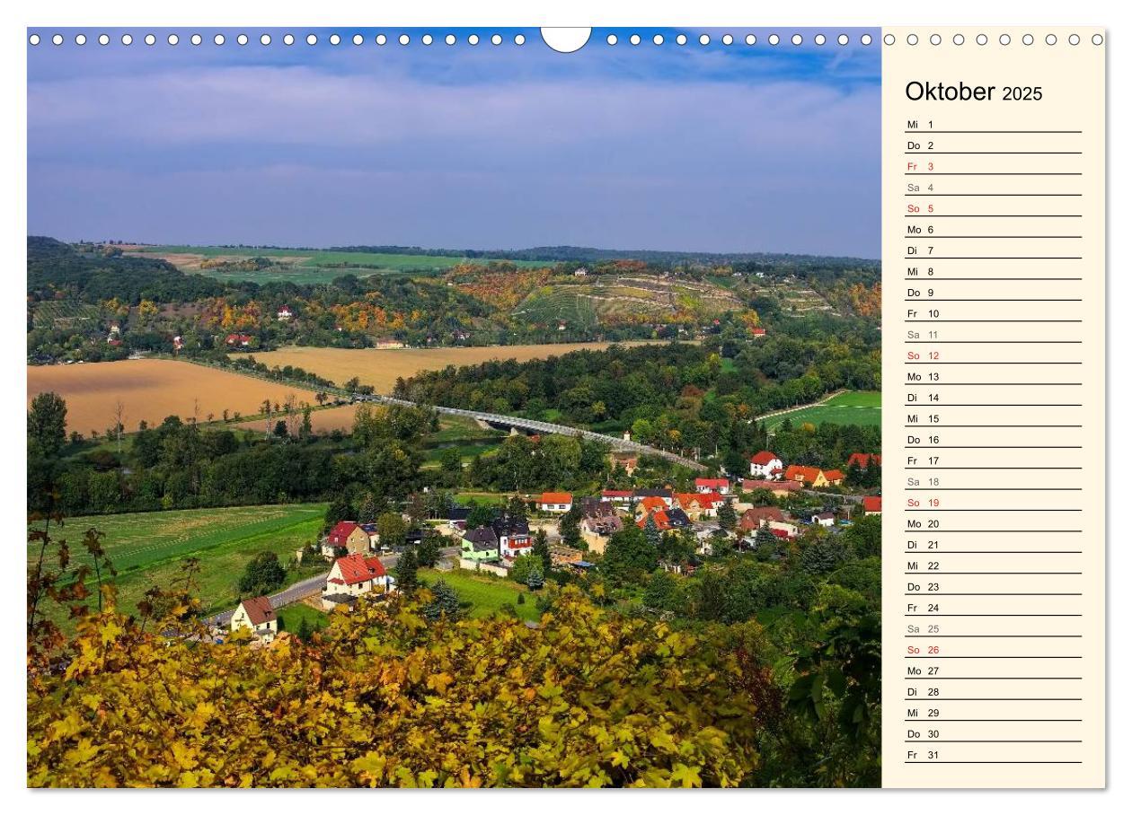 Bild: 9783435507610 | Saale-Unstrut - Region aus Wein und Stein (Wandkalender 2025 DIN A3...