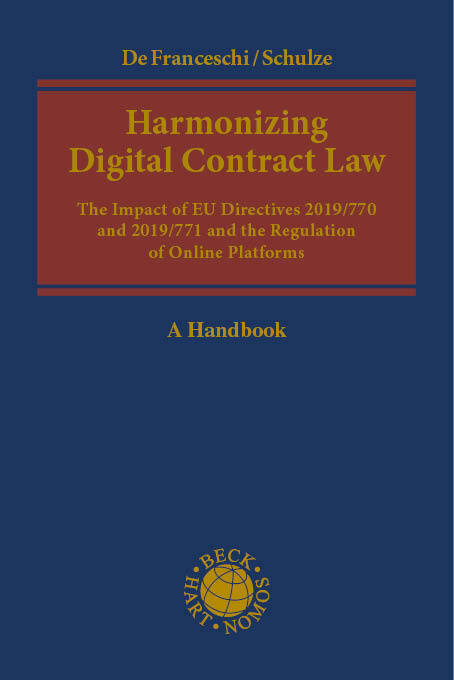 Cover: 9783756006052 | Harmonizing Digital Contract Law | Alberto De Franceschi (u. a.)