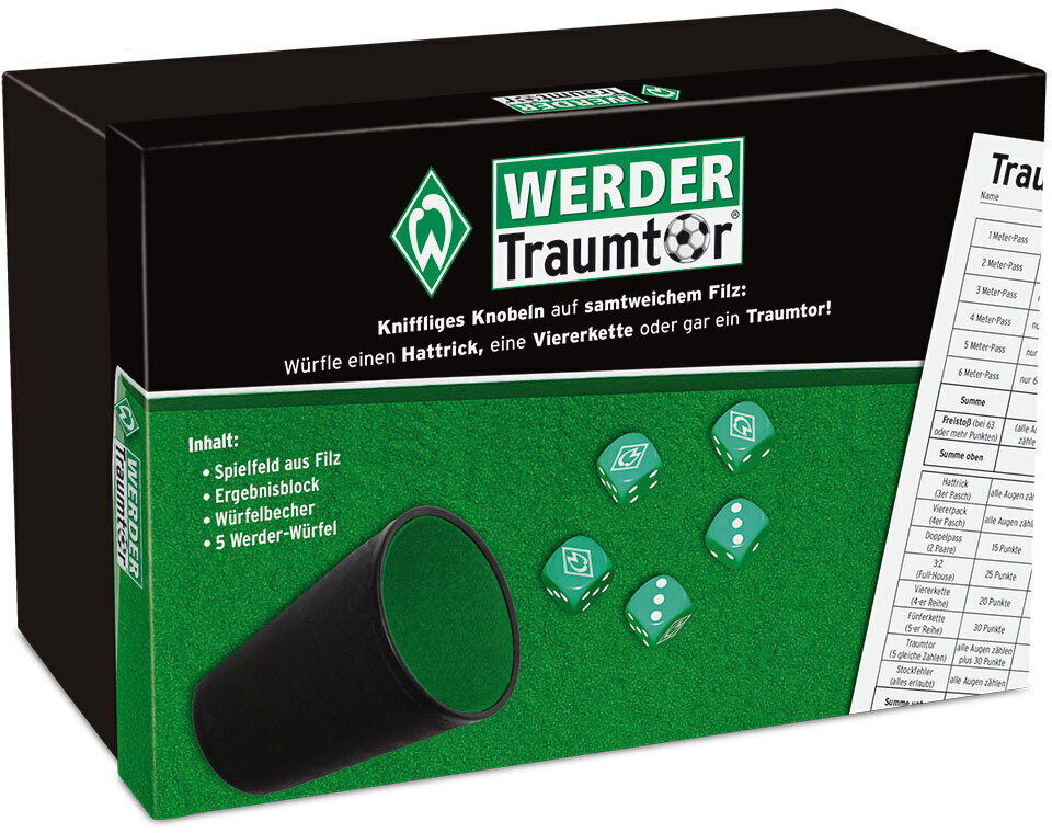 Cover: 4260029821871 | Werder Bremen Traumtor-Würfelset | Spiel | 22182483 | Deutsch | 2024