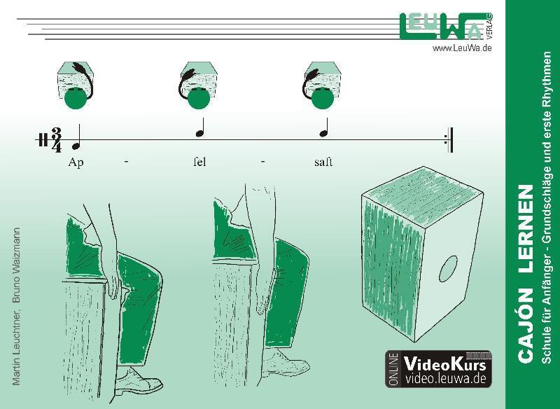 Cover: 9783940533104 | Cajón lernen | Schule für Anfänger - Grundschläge und erste Rhythmen