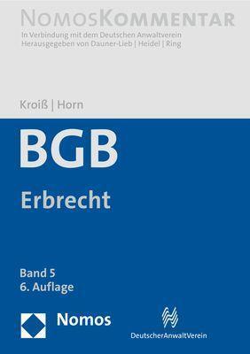 Cover: 9783848778713 | Bürgerliches Gesetzbuch 05: Erbrecht | Ludwig Kroiß (u. a.) | Buch