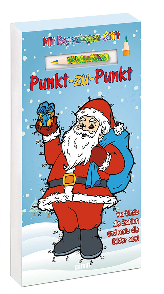 Cover: 9783735919519 | Punkt-zu-Punkt, mit Regenbogen-Stift - Weihnachten | GmbH | Buch