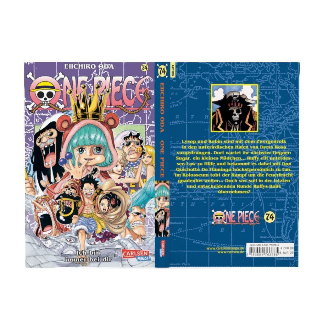 Bild: 9783551763785 | One Piece 74. Ich bin immer bei dir | Eiichiro Oda | Taschenbuch