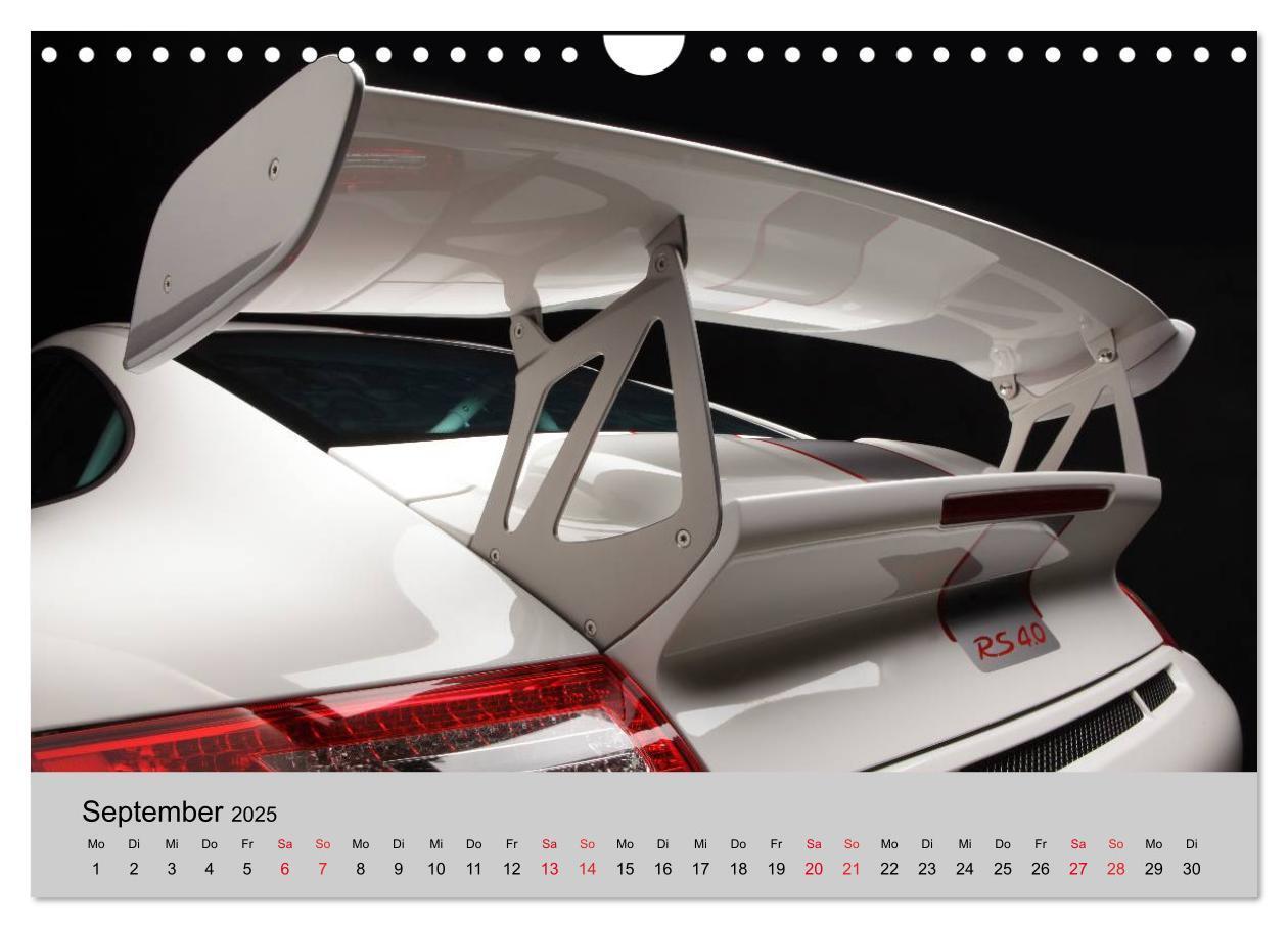 Bild: 9783435706969 | Porsche GT3RS 4,0 (Wandkalender 2025 DIN A4 quer), CALVENDO...