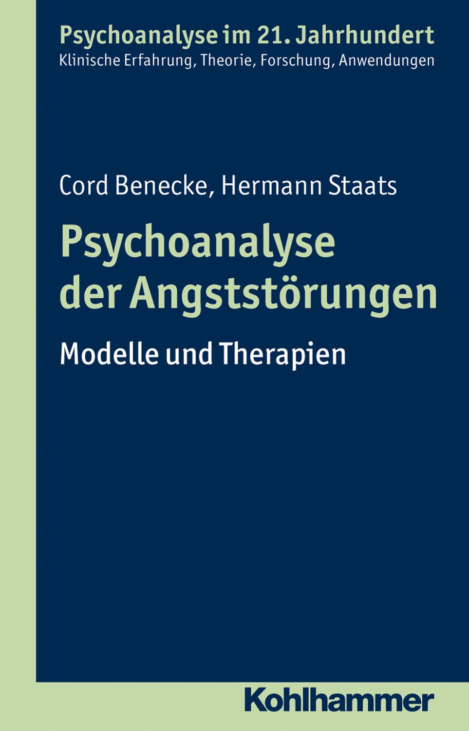 Cover: 9783170226142 | Psychoanalyse der Angststörungen | Modelle und Therapien | Taschenbuch