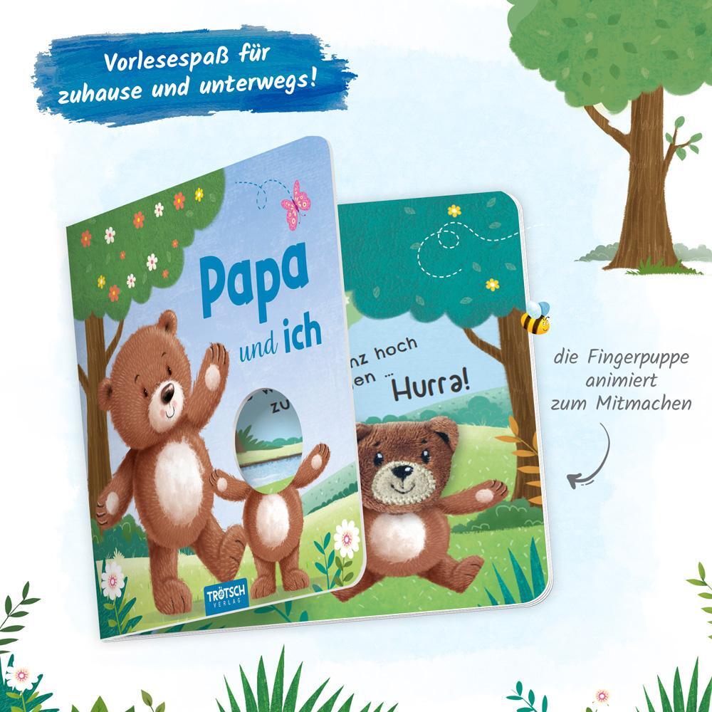 Bild: 9783988021540 | Trötsch Fingerpuppenbuch Papa und ich | Trötsch Verlag GmbH &amp; Co. KG