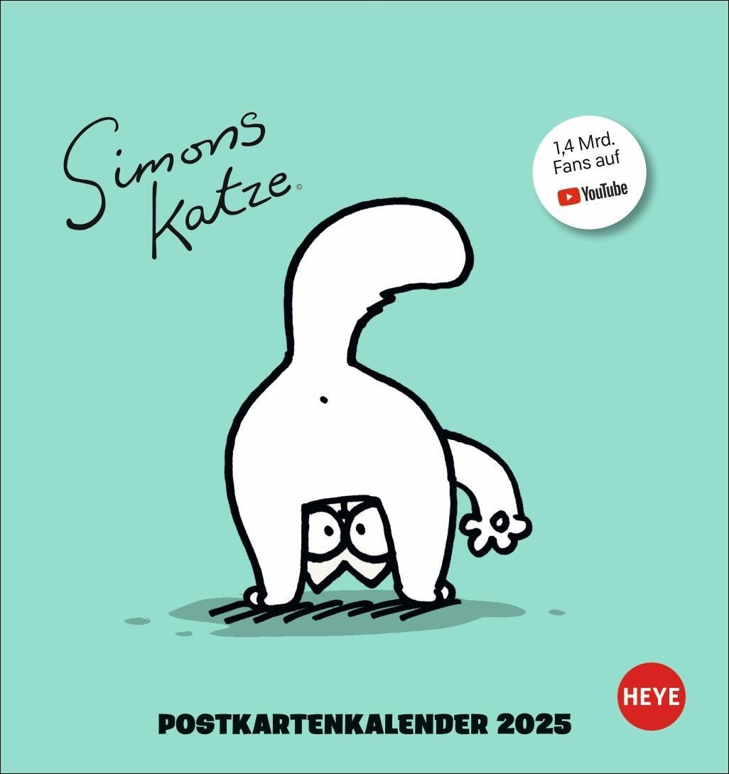Cover: 9783756408610 | Simons Katze Postkartenkalender 2025 | Kalender | Spiralbindung | 2025