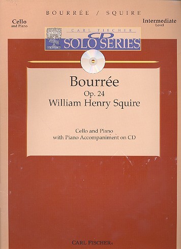 Cover: 9780825865633 | Bourrée op.24 (+Online Audio) for cello and piano | Squire | Buch + CD