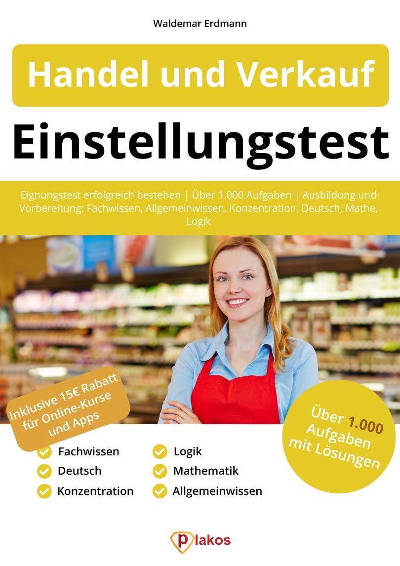 Cover: 9783948144883 | Einstellungstest Handel und Verkauf | Waldemar Erdmann | Taschenbuch