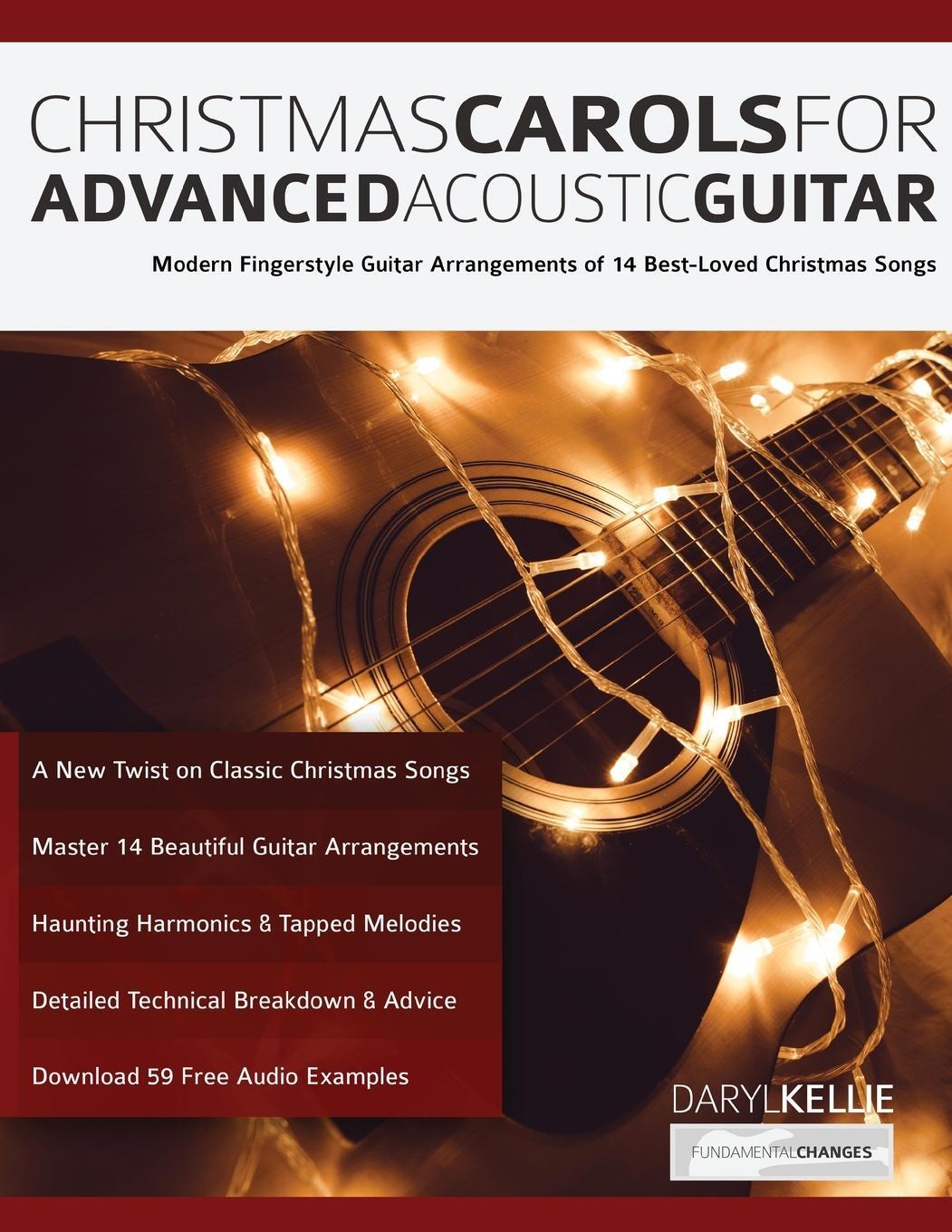 Cover: 9781789331547 | Christmas Carols For Advanced Acoustic Guitar | Daryl Kellie (u. a.)