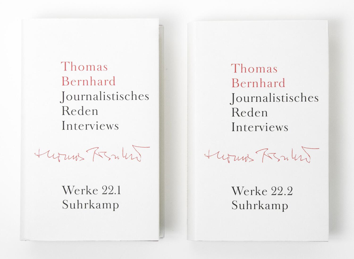 Cover: 9783518415221 | Werke 22. Journalistisches Reden Interviews | Thomas Bernhard | Buch