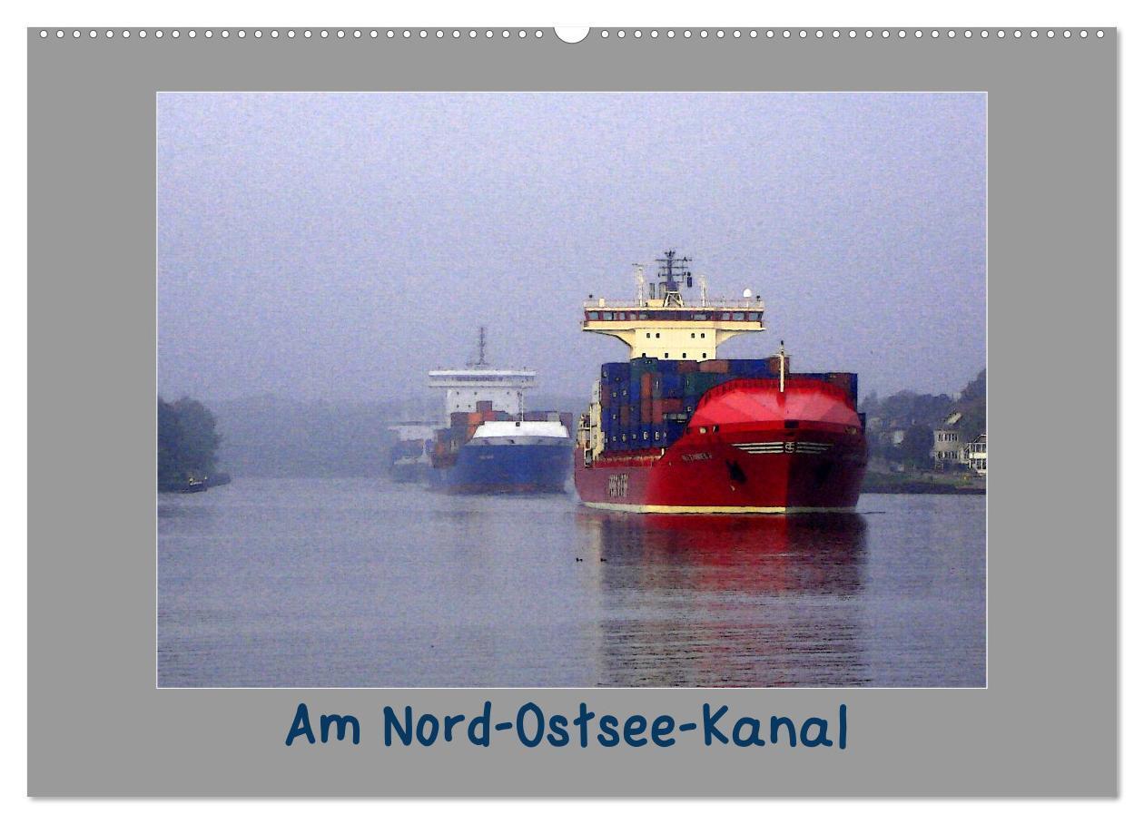 Cover: 9783383608322 | Am Nord- Ostsee-Kanal (Wandkalender 2024 DIN A2 quer), CALVENDO...