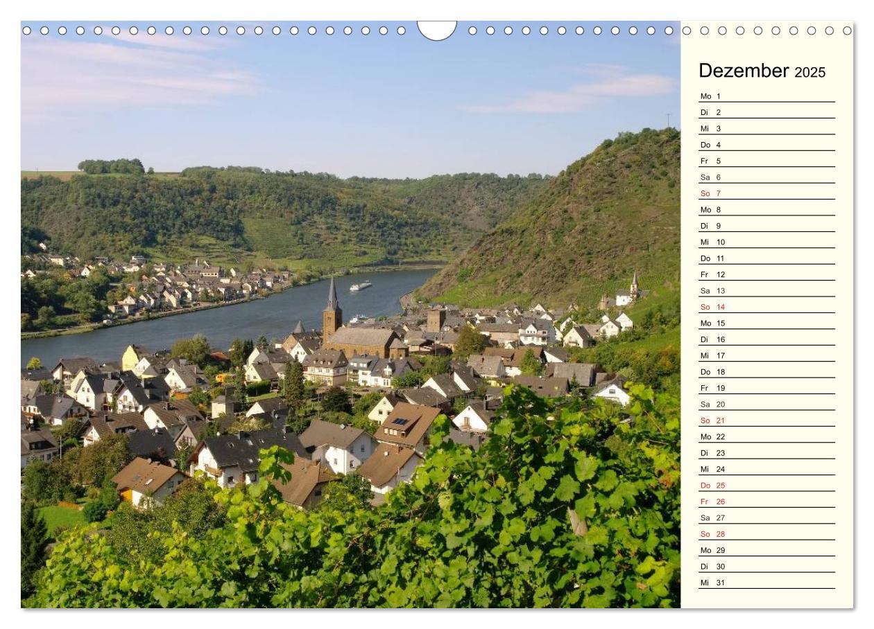 Bild: 9783435521425 | Entlang der Mosel (Wandkalender 2025 DIN A3 quer), CALVENDO...