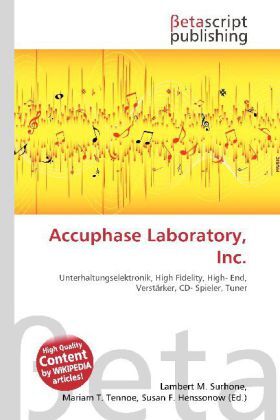 Cover: 9786130964610 | Accuphase Laboratory, Inc. | Lambert M. Surhone (u. a.) | Taschenbuch
