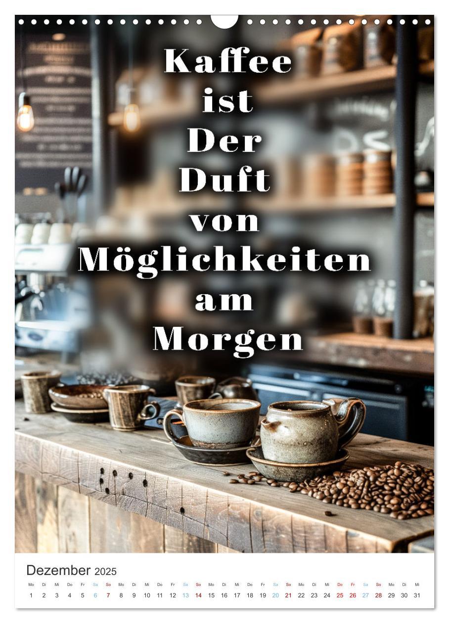 Bild: 9783383820151 | Kaffeegenuss für die Seele (Wandkalender 2025 DIN A3 hoch),...