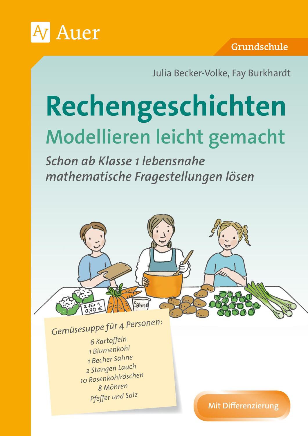 Cover: 9783403081746 | Rechengeschichten - Modellieren leicht gemacht | Becker-Volke (u. a.)