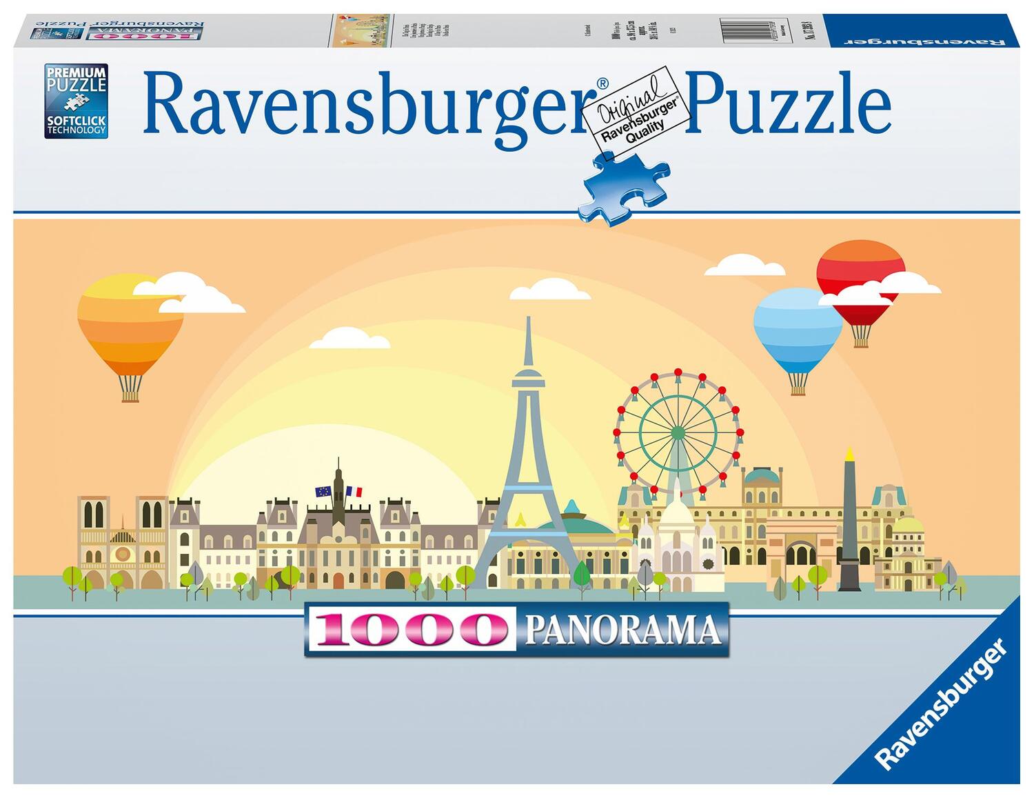 Cover: 4005556173938 | Ravensburger Puzzle 17393 Ein Tag in Paris - 1000 Teile Puzzle für...